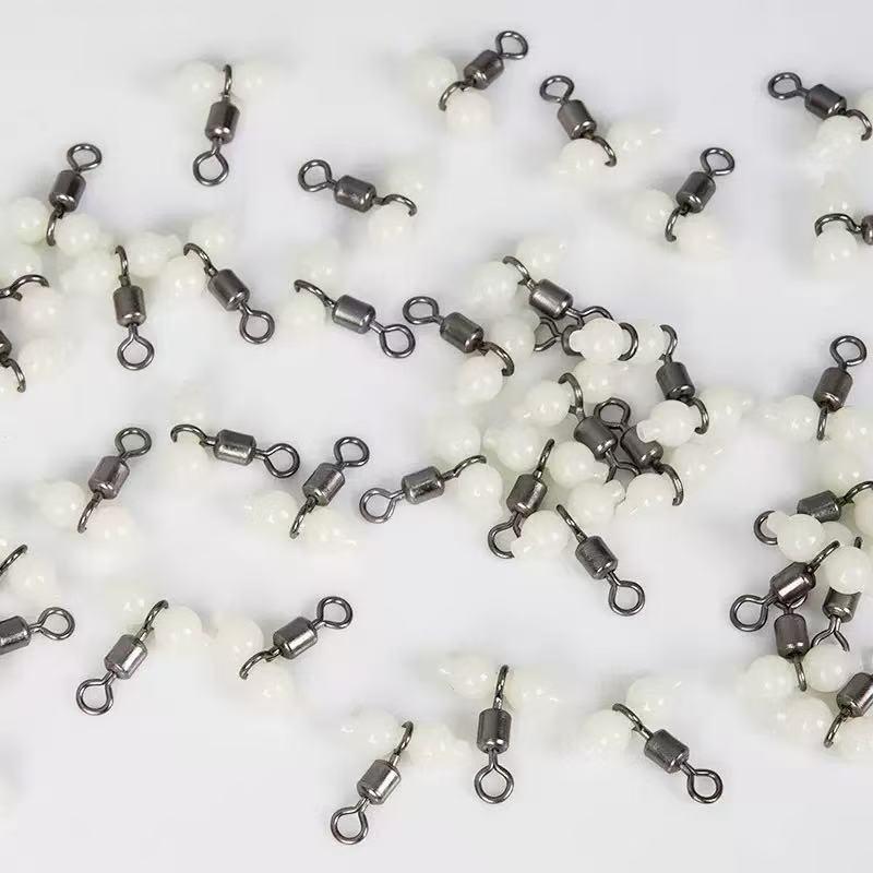 Nuovo Anello Girevole Luminoso a Forma di Otto per Pesca