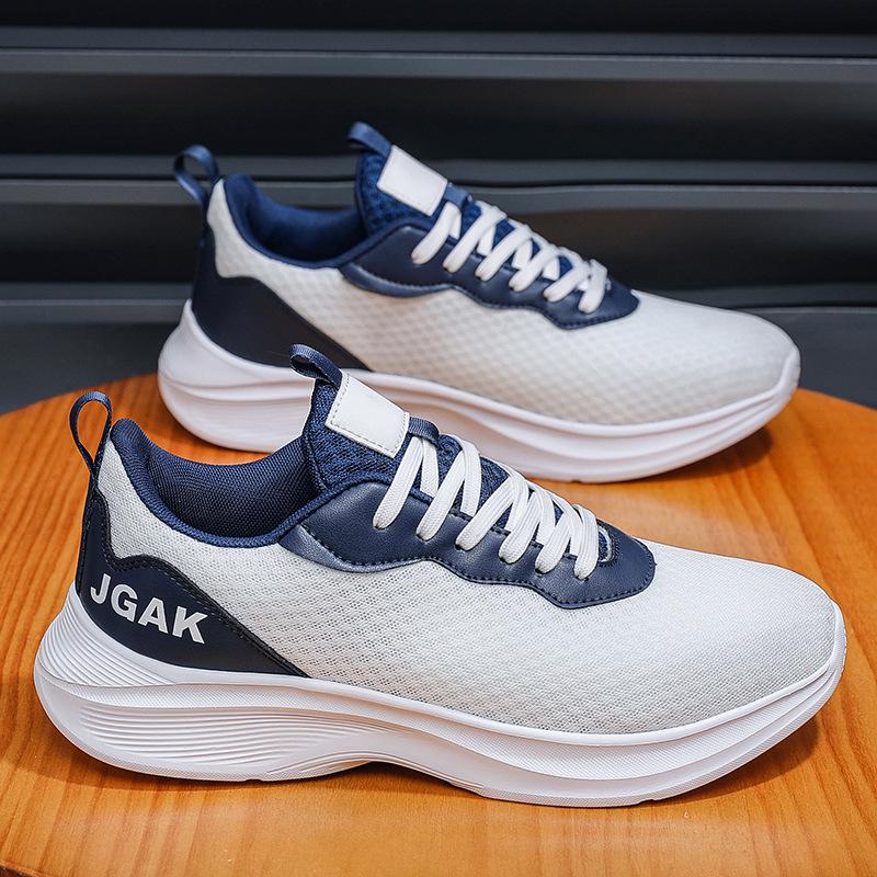 

Очень большой размер 50 мужской обуви, новые дышащие сетчатые кроссовки, мужские сверхлегкие амортизирующие кроссовки для бега с мягкой подошвой 39