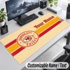 Kansas City Chiefs Personalisierte Große Mauspads Benutzerdefinierter Name Text Erweiterte Schreibtischunterlage Gaming-Mauspad