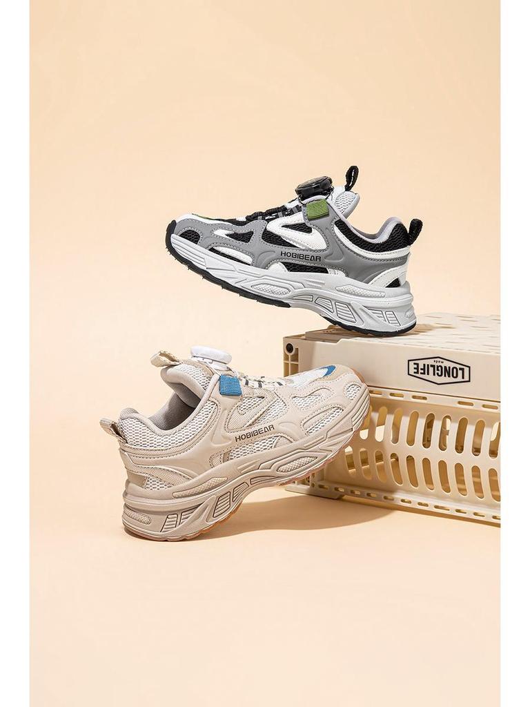 Happy Bear Breathable Mesh Lightweight Unisex Shoes for Spring and Autumn