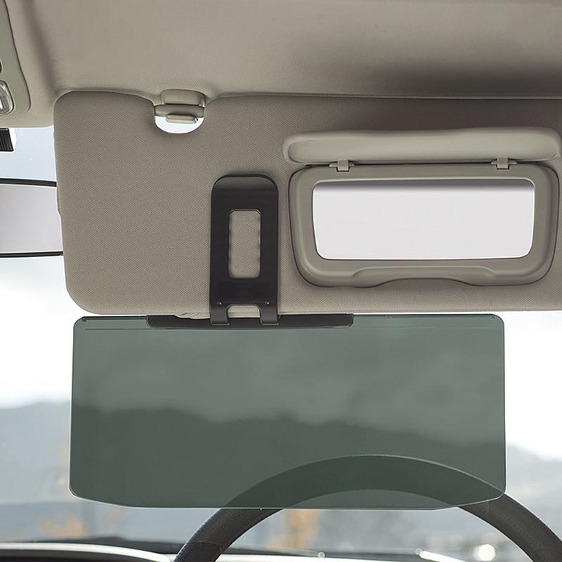 Car Visor Anti Dazzle Shade Adjustable Clip-on Car Visor Extensions Anti-Dazzle Sun Shade UV Blocking Visors Vehicle Accessories
