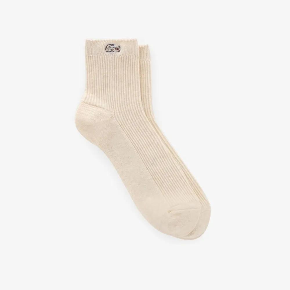 Women s Beige Rib Socks RA030E-56G-S7G FREE(0TU)