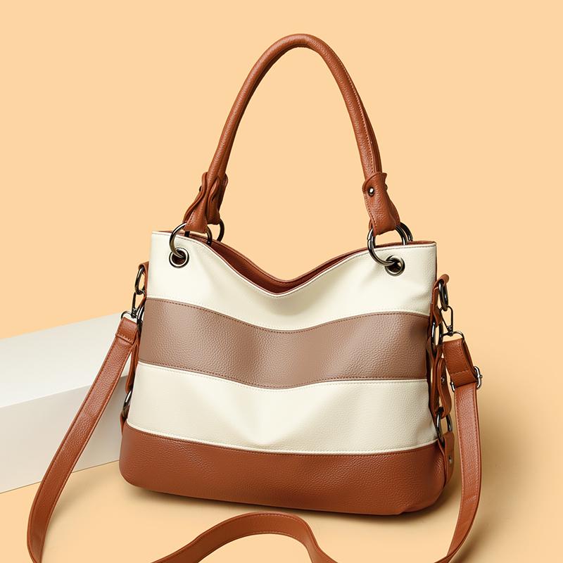 Bag Leather Women Handbags Female Leisure Shoulder Bags Fashion Purses Vintage Bolsas Large Capacity Tote Bag