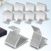10 Stück Premium Metallschrankregal-Clips Schwerlast-Regalstütze für Aktenschränke Bücherregale Küchenregale Robust