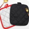2pc/set Anti-Heat Christmas Oven Mitts Insulation Insulation Pad  Microwave