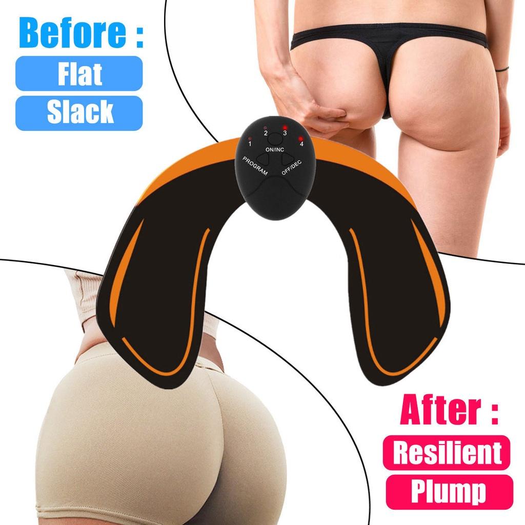 Ems Butt Lifting Trainer For Men And Women Pu Material Portable Fitness Device