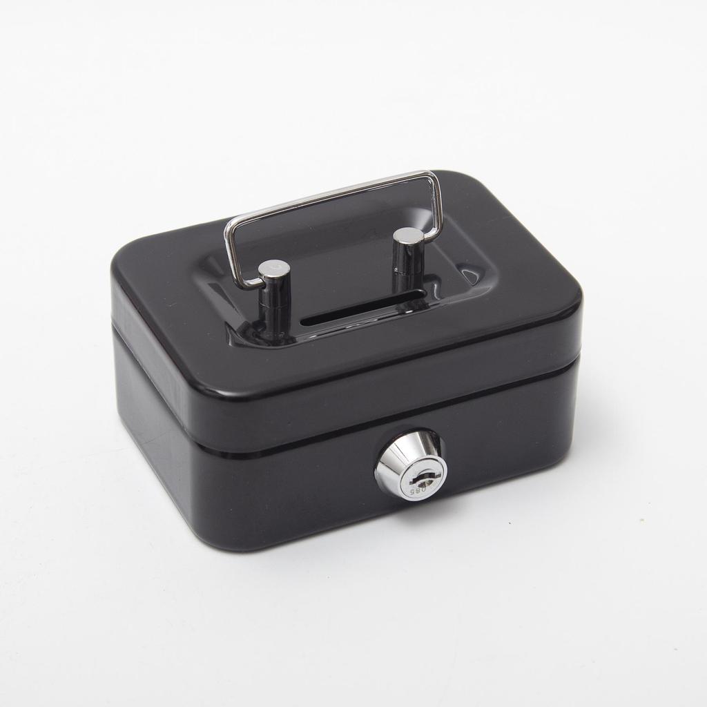 Portable Piggy Bank with Key Lock - Creative Coin Safe Storage Box