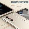 Com capa protetora de tela completa com suporte para S Pen para Samsung Galaxy Z Fold 4 360, capa protetora à prova de choque para celular Z Fold 3 5G