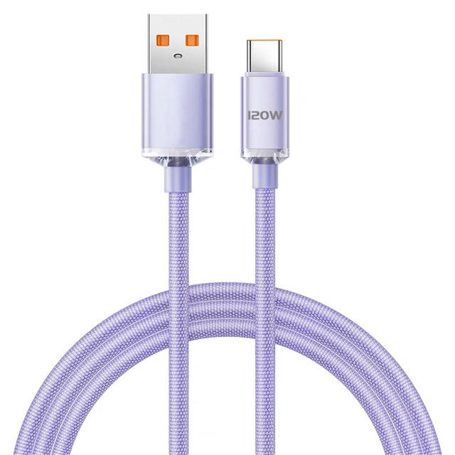 120W PD Type C Cable Super Fast Charger Cord Quick Charge USB C Cables Phone Charger for Samsung Xiaomi Huawei Oneplus POCO OPPO