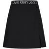 Trendy Tennis Style Elastic Jacquard Waist A-Line Knit Casual Skirt Women Skirts ZW02501