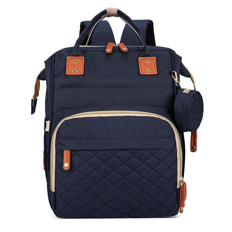 Schoolbag Textured Oxford Cloth Large Capacity Maternal and Infant Bag New Waterproof and Wear-resistant Multifunctional Travel Backpack Mommy Bag