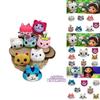 Gabby's Dollhouse Plush Pendant Super Soft Short Plush Stuffed Animal Cat Figurine