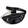 Women Chest Pack Punk Bag Solid PU Leather Handbag Women's Belt Waist Bag Women Waist Pack Cell Phone Bags