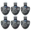 Boono Fishing Tackle Hit Sensor, Fishing Bite Alarm, Fishing Bell, Night Fishing, Bait Fishing, Light and Sound Bites Alert (Set of 6)