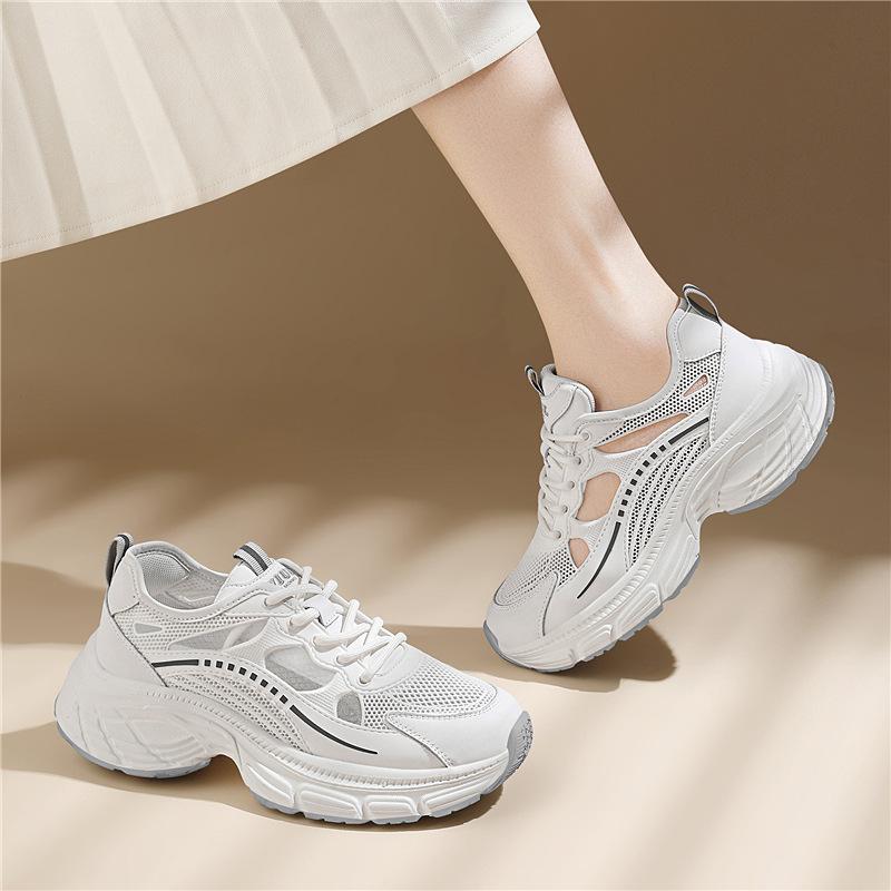 Dad Shoes Heightened Platform Cm Daily Summer Versatile Soft New Single Shoes Shoes Casual Sports Shoes Women's Shoes