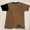 [USED] Rare and Rare 80s Brown-black Two-tone T-shirt Made In the USA, Single Stitched