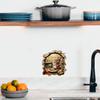 Three-dimensional Wall-breaking Rat Kitchen Wall Stickers for Kitchen Wall Decoration