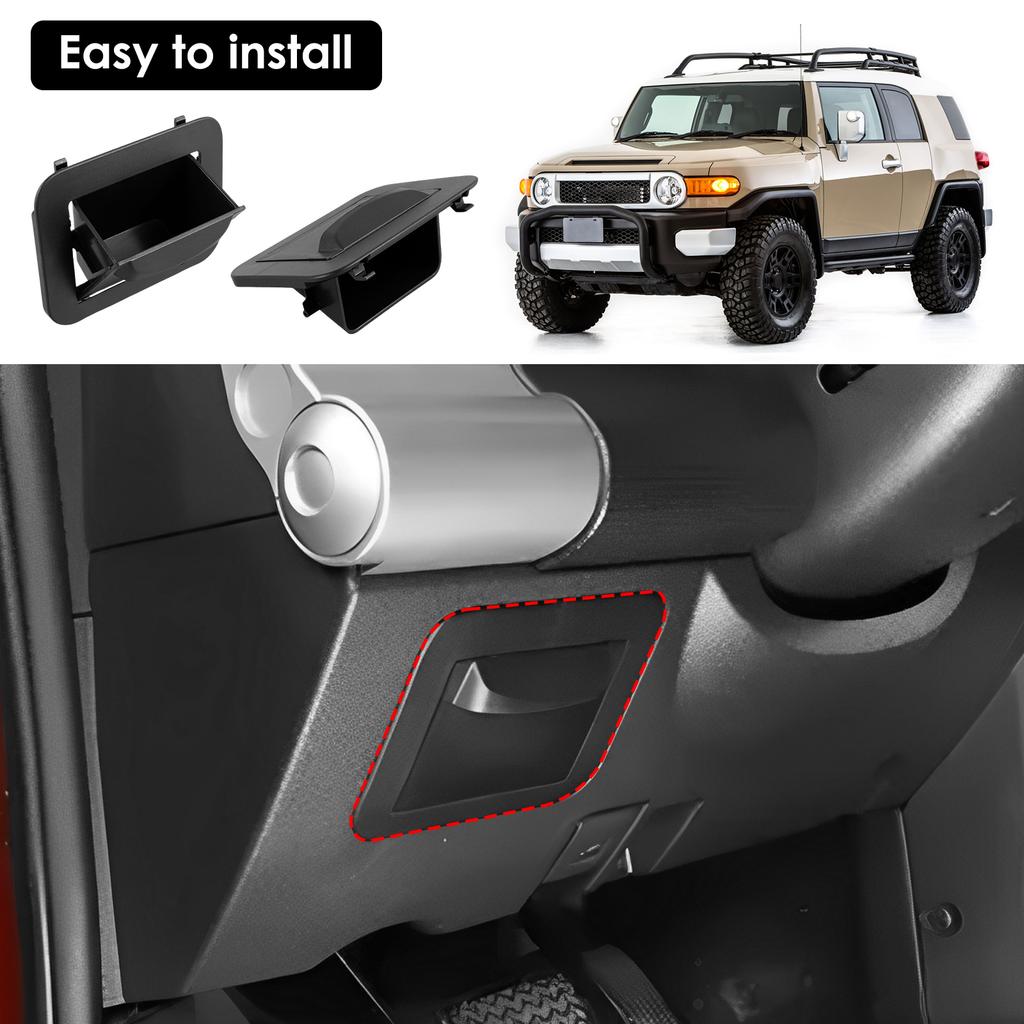 Center Console Fuse Storage Box Compatible for FJ Cruiser 2007-2025 Plastic Driver Seat Fuse Box Lightweight Fuse Box Container
