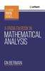 The A Problem Book In Mathematical Analysis Book