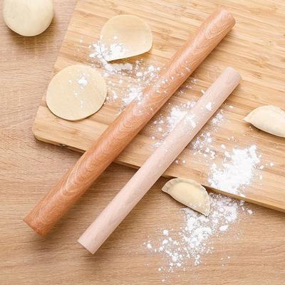 Solidny drewniany wałek do ciasta klasy spożywczej, wałek do ciasta na pierogi, domowy wałek do ciasta, nieprzywierająca powierzchnia, narzędzie kuchenne do pieczenia