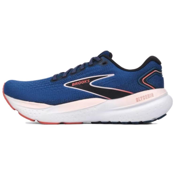 Brooks Glycerin 21 Blue Icy Pink Women Sneakers Rose 120408-1B-496