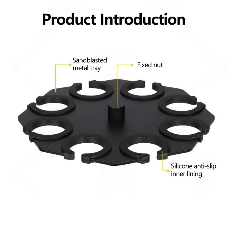 Efficient Vocal Equipment Mounting Tray With 8 Slots For Secure Placement On Show Areas And Recording sectors