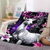 1pc Fantasy Deer Blanket Lightweight Flannel Blanket Throw Blanket For Sofa, Bed, Travel, Camping, Livingroom, Office Yy251015187