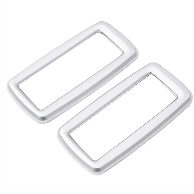 

2 шт./компл., задний багажник автомобиля, крючок для украшения рамки, накладка, подходит для BMW 2 серии F45 F46 218i 2015-2017 авто серебряный