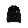 MLB Velvet feel Coat Unisex Black 3AFDV0236