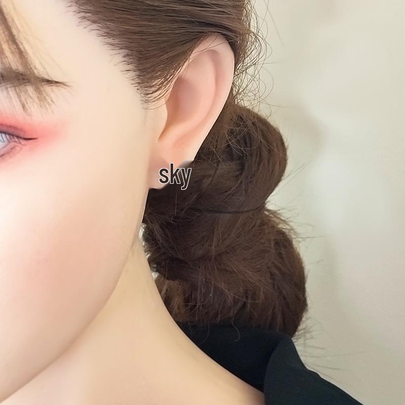 

Trendy Titanium Steel Stud Earrings for Women