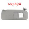 Car Left Right Replace Sun Visor Block Shade For Toyota RAV4 2006-2013 74320-42501-B2 74320-42501-A1 Driver Grey Beige