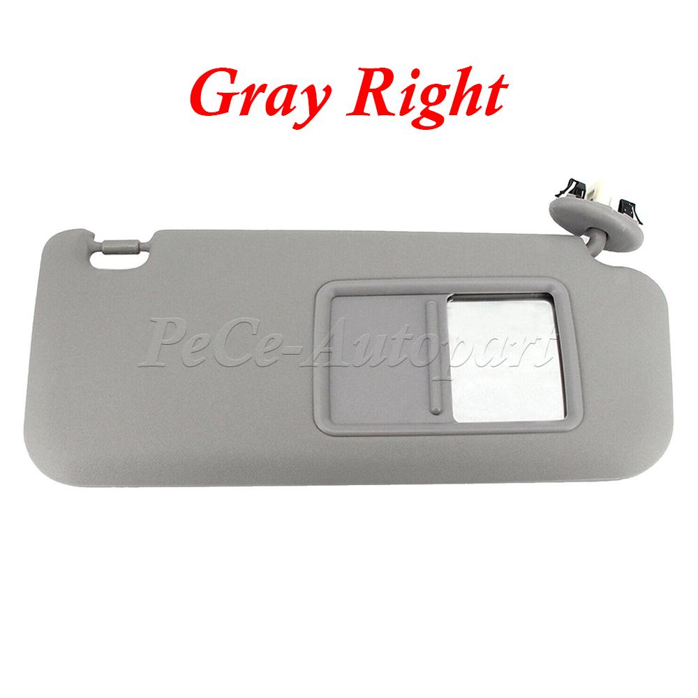 Car Left Right Replace Sun Visor Block Shade For Toyota RAV4 2006-2013 74320-42501-B2 74320-42501-A1 Driver Grey Beige