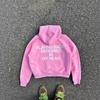 Winter Hip Hop Streetwear Hoodie Star Letter Print Loose Fit Teens