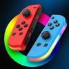 Colorful Rgb Light Switch Joycon Controller With Vibrant Vibration And Motion Sensitivity