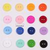 Vibrant 100pcs Mixed Colors Resin Buttons with 2 Holes, 9mm - Durable & Easy To Use for DIY Sewing & Crafts