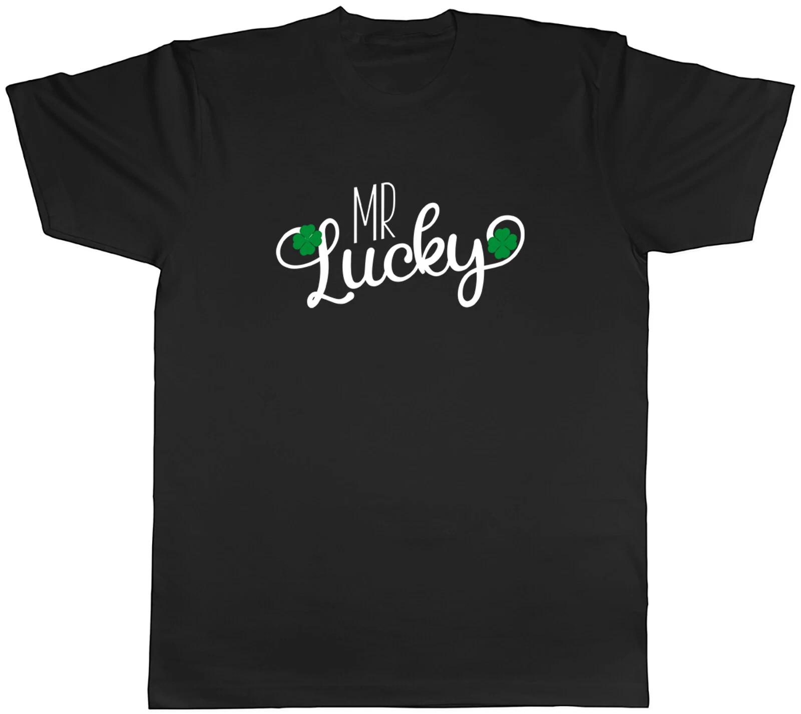 Mr Lucky Mens Unisex T-Shirt Tee XXL