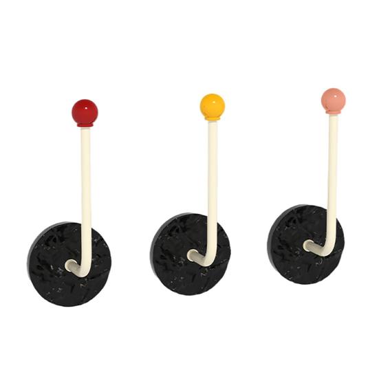 Hair Tie Storage Rack L Shape Hook No Drilling Large Capacity Hair Tie Holder with Anti-Fall Design Table Organizer for Bathroom Bedroom