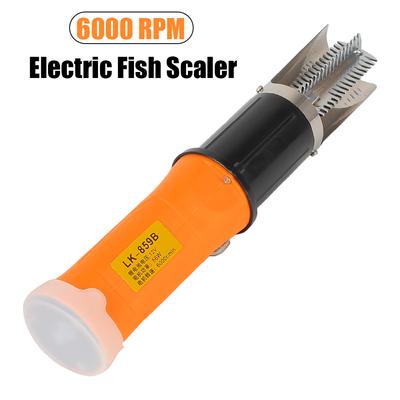 Elektrischer Fischschupper, Angelschupper, Schaber, 6000 U/min, Meeresfrüchte-Werkzeug, Fischschuppen-Hobel, EU-Stecker