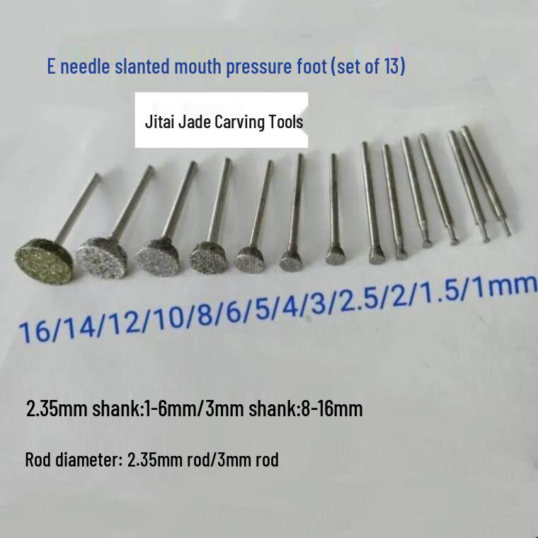 Diamond Jade Carving Tool Set: Polishing & Grinding Needles for Stone