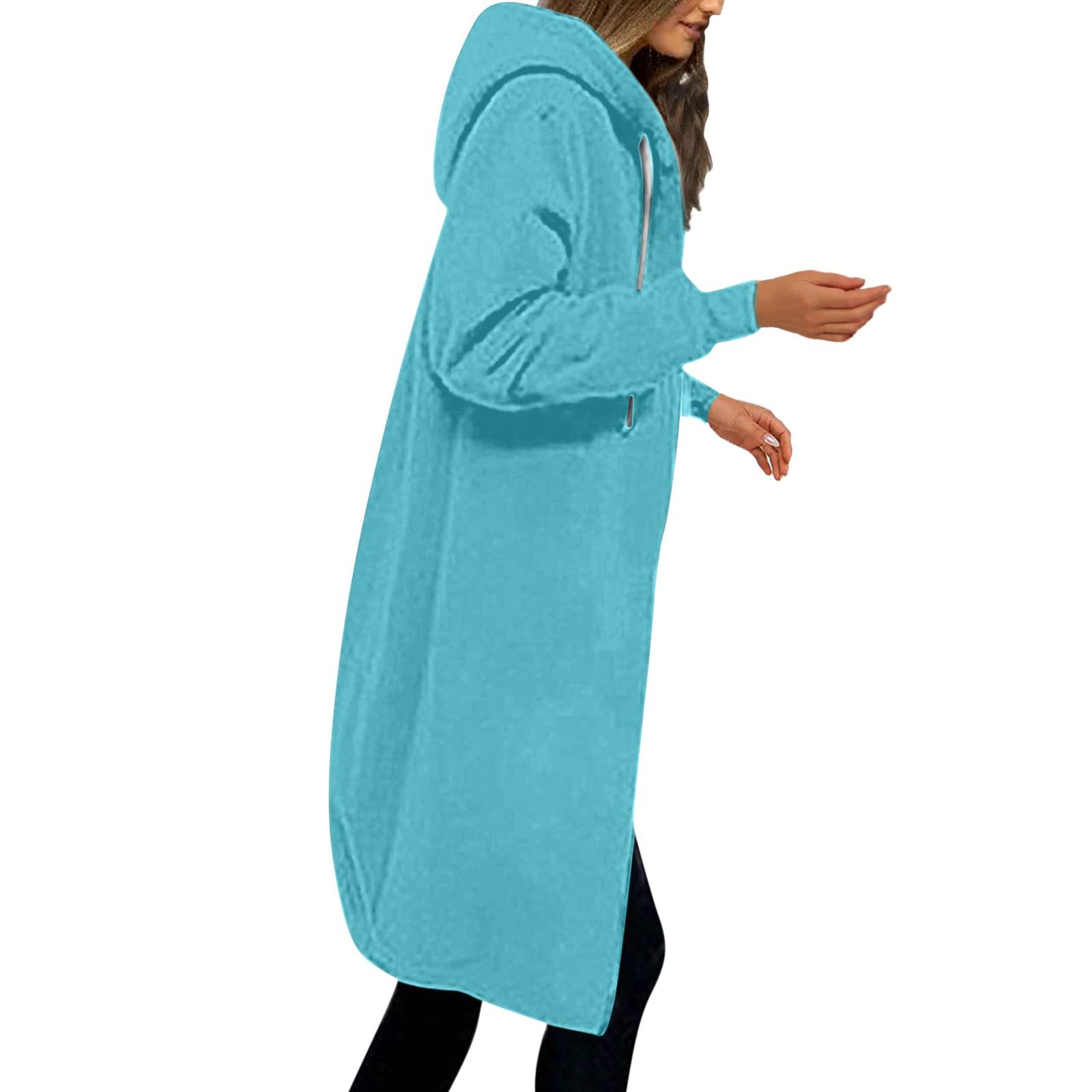 Женские повседневные толстовки на молнии — фото 14