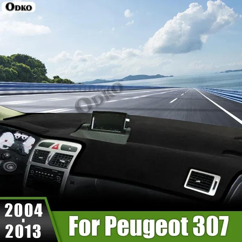 Pro Peugeot 307 SW CC 2004 2005 2006 2007 2008 2009 2010 2011 2012 2013 Krycí rohože na palubní desku auta proti slunci Zabraňte světlým podložkám