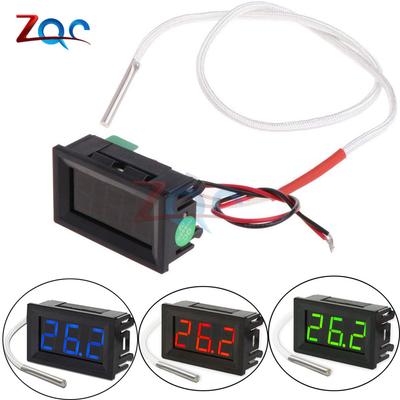 XH-B310 Digital Tube LED Display Thermometer 12V Temperature Meter K-type R06 Stick Thermocouple Tester -30~800 Thermograph