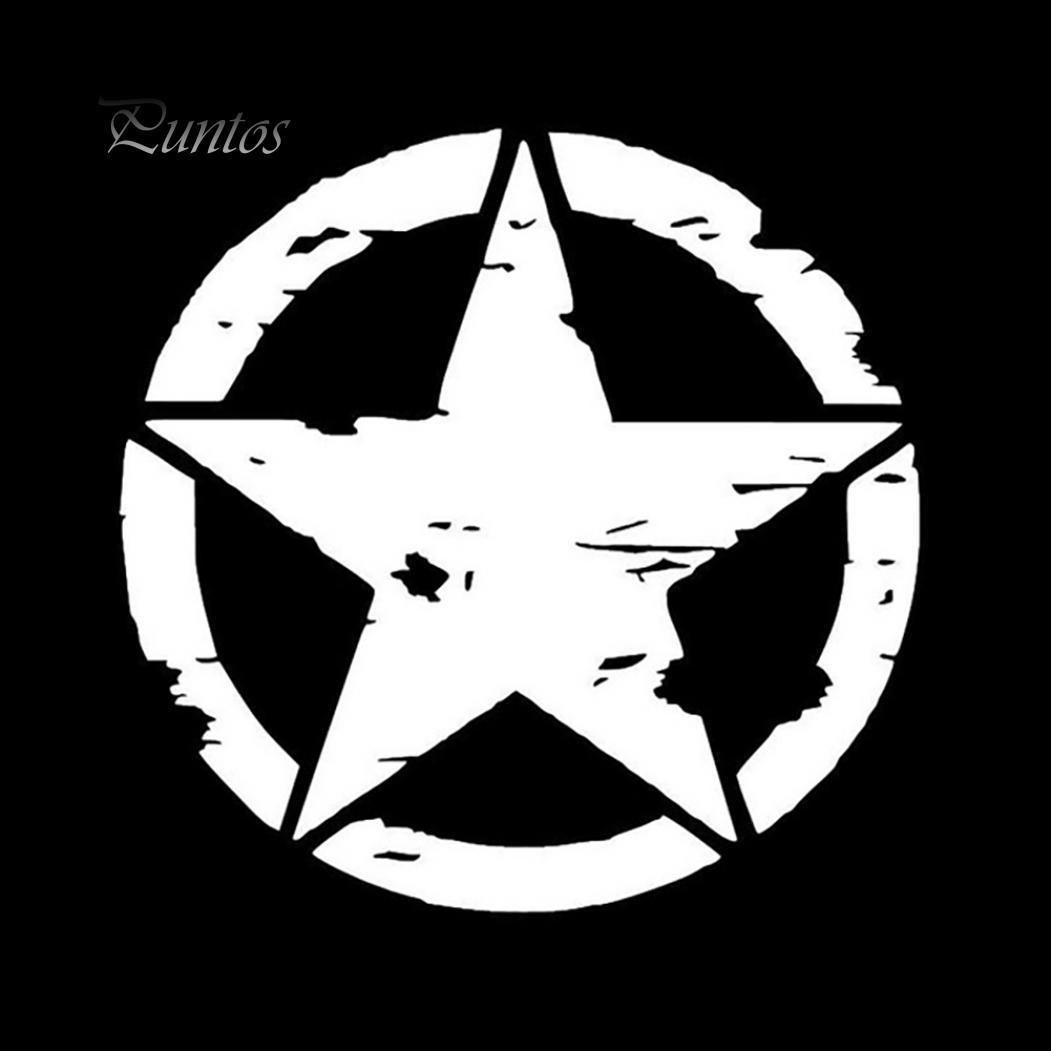 

Автомобильный круг жизни, звезда, светоотражающий автомобильный Стайлинг, наклейки на окна кузова автомобиля, декор 15# белый