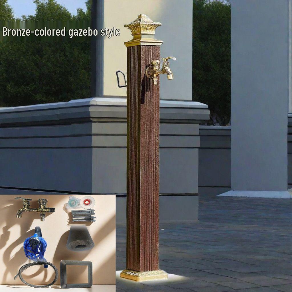 Pilar de Torneira de Jardim Exterior Anti-Congelante