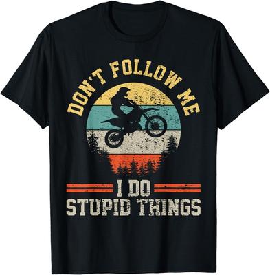 Motocross Dirt Bike Retro Vintage Tee T-Shirt