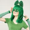 Green Leprechaun Hat Suspenders Striped Thigh High Socks Set Saint Patricks Day Costume Accessories Leprechaun Costume