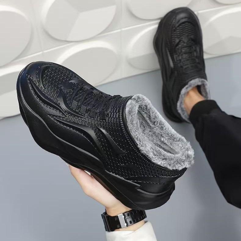 EVA Waterproof Anti Slip Snow Boots Winter Fashion Men's Cold Thickened Fleece-lined Resistant Warm Cotton Shoes