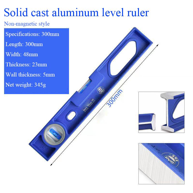 23-50cm Precyzyjny Solidny Stop Aluminium Mocny Magnetyczny Poziomica Libelkowa Kątownik Obróbka Drewna