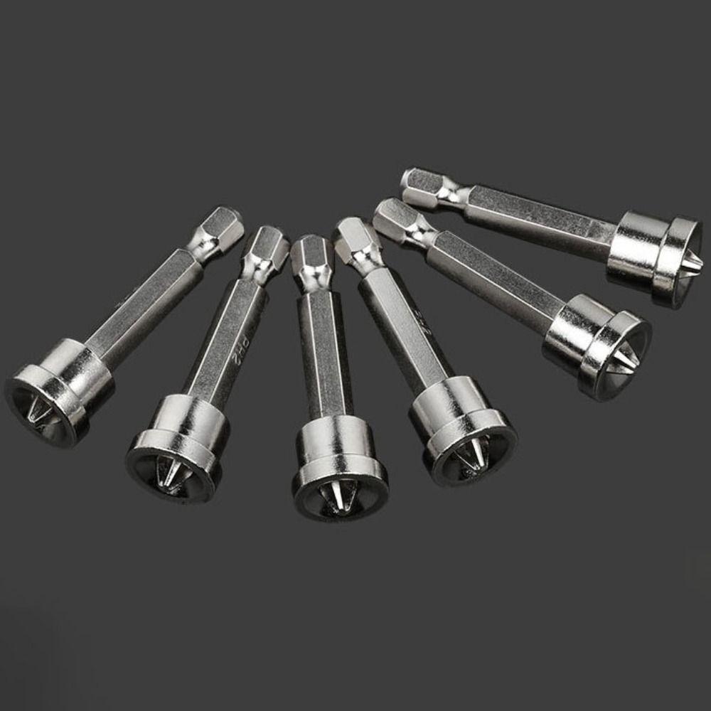 10pcs/set 25/50mm Locating Batch Head Hex Shank Drill Bit Positioning Screwdriver Bits  Gypsum Board