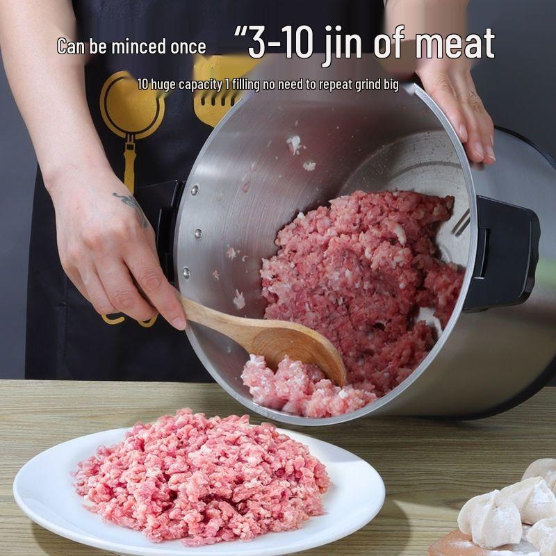 Moedor de Carne 15L FU de Aço Inoxidável 110V: Processador de Alimentos e Picador de Legumes Multifuncional